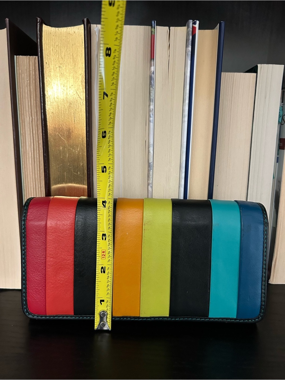 VISCONTI - Kos Purs- Cash and Coin - Trifold Wallet - Multicolored Leather - Picture 13 of 15